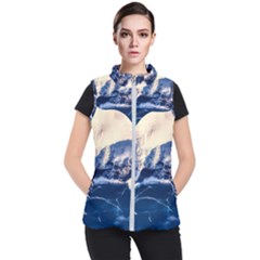 Antarctica Mountains Sunrise Snow Women s Puffer Vest by BangZart