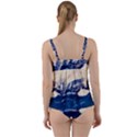 Antarctica Mountains Sunrise Snow Twist Front Tankini Set View2