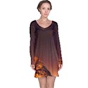 Italy Night Evening Stars Long Sleeve Nightdress View1