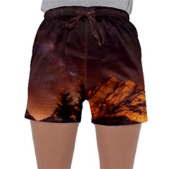 Italy Night Evening Stars Sleepwear Shorts by BangZart