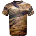 Iceland Mountains Sky Clouds Men s Cotton Tee View1