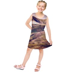 Iceland Mountains Sky Clouds Kids  Tunic Dress by BangZart