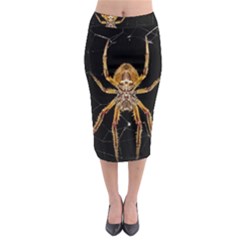 Insect Macro Spider Colombia Midi Pencil Skirt by BangZart