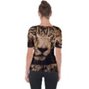 Jaguar Water Stalking Eyes Short Sleeve Top View2