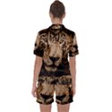 Jaguar Water Stalking Eyes Satin Short Sleeve Pyjamas Set View2