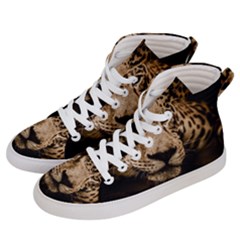 Jaguar Water Stalking Eyes Women s Hi-top Skate Sneakers by BangZart