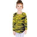 Golden Rod Gold Diamond Kids  Long Sleeve Tee View1