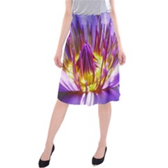 Flower Blossom Bloom Nature Midi Beach Skirt by BangZart