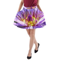 Flower Blossom Bloom Nature A-line Pocket Skirt by BangZart