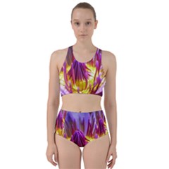 Flower Blossom Bloom Nature Racer Back Bikini Set