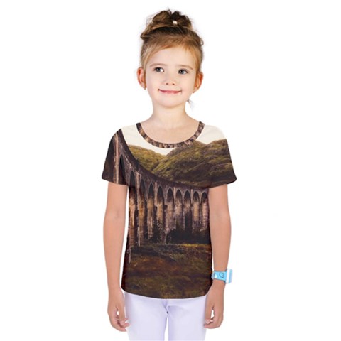 Viaduct Structure Landmark Historic Kids  One Piece Tee by BangZart