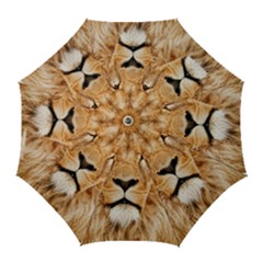 Africa African Animal Cat Close Up Golf Umbrellas by BangZart