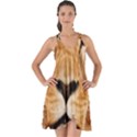 Africa African Animal Cat Close Up Show Some Back Chiffon Dress View1