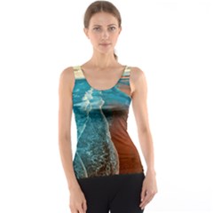 Sea Ocean Coastline Coast Sky Tank Top by BangZart