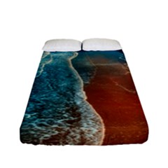 Sea Ocean Coastline Coast Sky Fitted Sheet (full/ Double Size) by BangZart