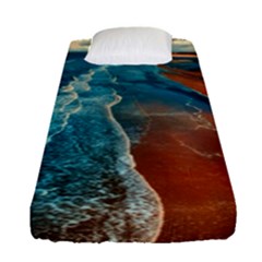 Sea Ocean Coastline Coast Sky Fitted Sheet (single Size) by BangZart