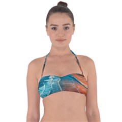 Sea Ocean Coastline Coast Sky Halter Bandeau Bikini Top by BangZart