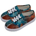 Sea Ocean Coastline Coast Sky Kids  Classic Low Top Sneakers View2