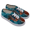 Sea Ocean Coastline Coast Sky Kids  Classic Low Top Sneakers View3