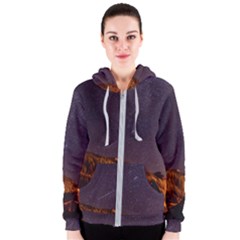 Italy Cabin Stars Milky Way Night Women s Zipper Hoodie by BangZart