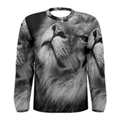 Feline Lion Tawny African Zoo Men s Long Sleeve Tee by BangZart