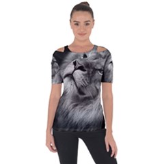 Feline Lion Tawny African Zoo Short Sleeve Top by BangZart