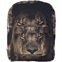 African Lion Mane Close Eyes Full Print Backpack View1