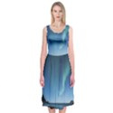 Aurora Borealis Lofoten Norway Midi Sleeveless Dress View1