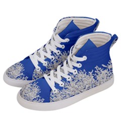 Crown Aesthetic Branches Hoarfrost Women s Hi-top Skate Sneakers by BangZart