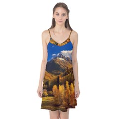 Colorado Fall Autumn Colorful Camis Nightgown by BangZart