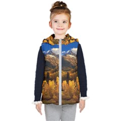 Colorado Fall Autumn Colorful Kid s Puffer Vest by BangZart