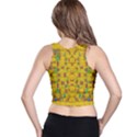 Rainbow Stars In The Golden Skyscape Racer Back Crop Top View2