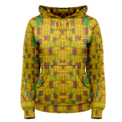 Rainbow Stars In The Golden Skyscape Women s Pullover Hoodie by pepitasart