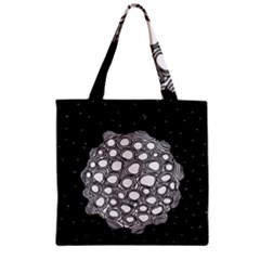 Strange Planet Zipper Grocery Tote Bag by jumpercat