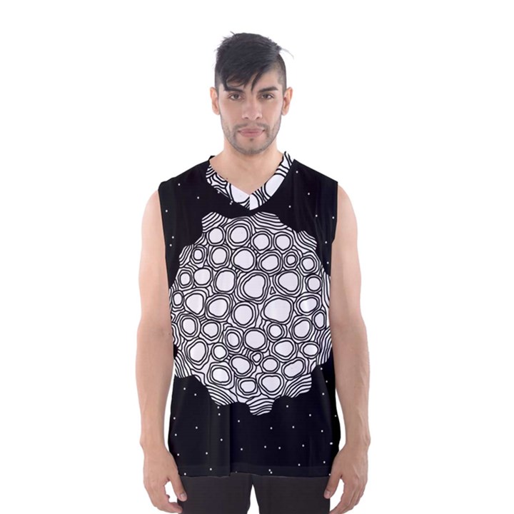 Strange Planet Men s Basketball Tank Top