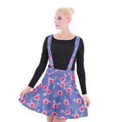 Roses And Roses Suspender Skater Skirt by jumpercat