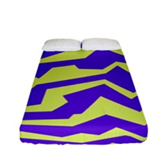 Polynoise Vibrant Royal Fitted Sheet (full/ Double Size) by jumpercat