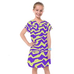 Polynoise Vibrant Royal Kids  Drop Waist Dress by jumpercat