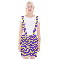 Polynoise Vibrant Royal Braces Suspender Skirt by jumpercat