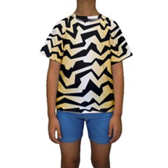 Polynoise Tiger Kids  Short Sleeve Swimwear by jumpercat