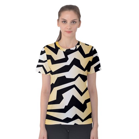 Polynoise Tiger Women s Cotton Tee by jumpercat