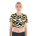 Polynoise Tiger Cotton Crop Top View1