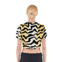 Polynoise Tiger Cotton Crop Top View2