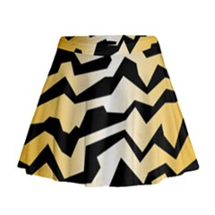 Polynoise Tiger Mini Flare Skirt by jumpercat