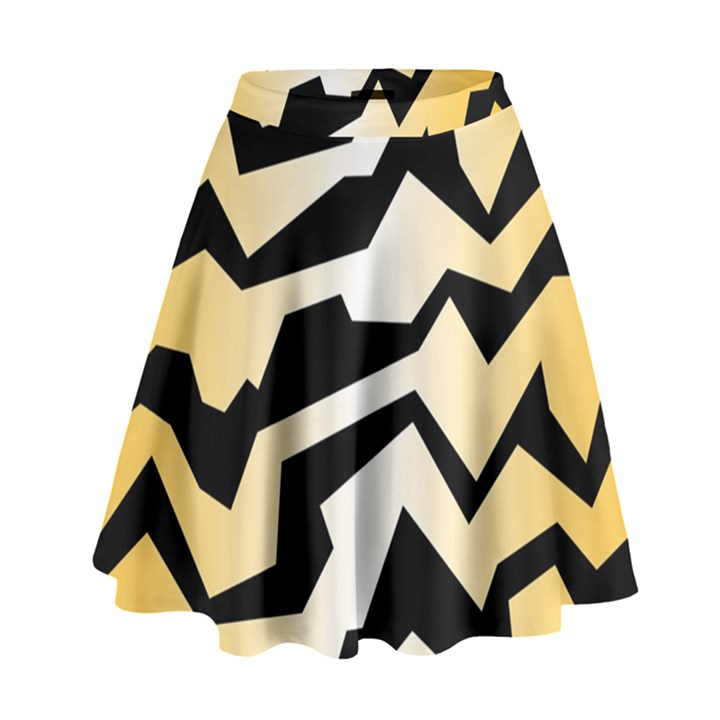 Polynoise Tiger High Waist Skirt