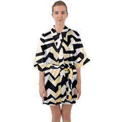 Polynoise Tiger Quarter Sleeve Kimono Robe by jumpercat