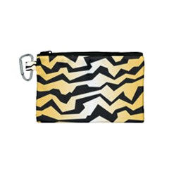 Polynoise Tiger Canvas Cosmetic Bag (small) by jumpercat