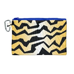 Polynoise Tiger Canvas Cosmetic Bag (large)