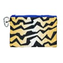 Polynoise Tiger Canvas Cosmetic Bag (Large) View1