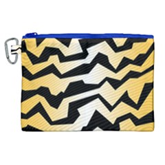 Polynoise Tiger Canvas Cosmetic Bag (xl) by jumpercat